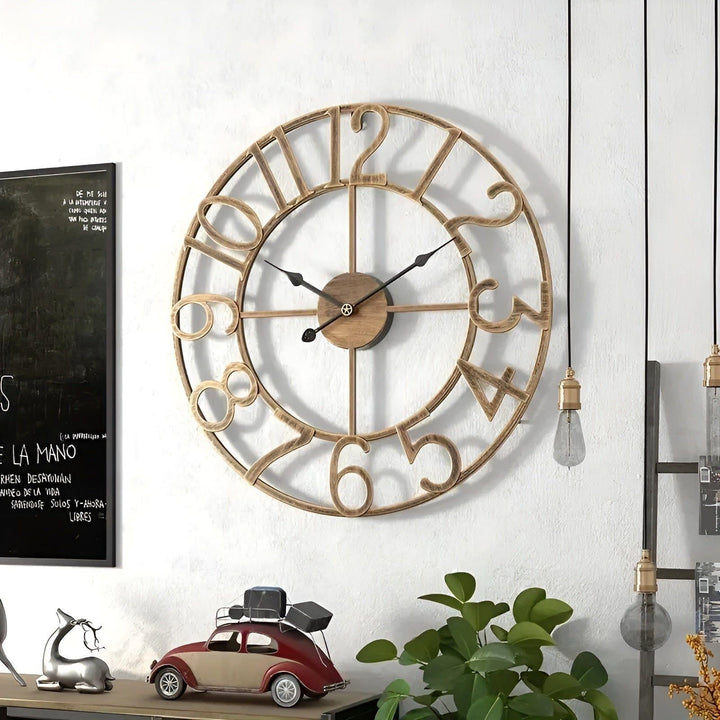 Stilvolle Retro Digitaluhr mit großem, leicht ablesbarem Display Karnz