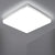 Quadratische LED-Deckenleuchte – Gleichmäßiges, Angenehmes Licht | Geeignet für Wohnzimmer & Badezimmer | Karnz