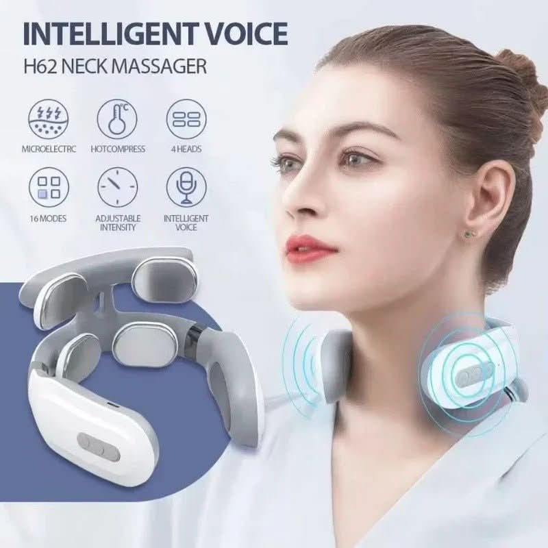 4-in-1 Nackenmassagegerät mit Wärme- und Vibrationsfunktion