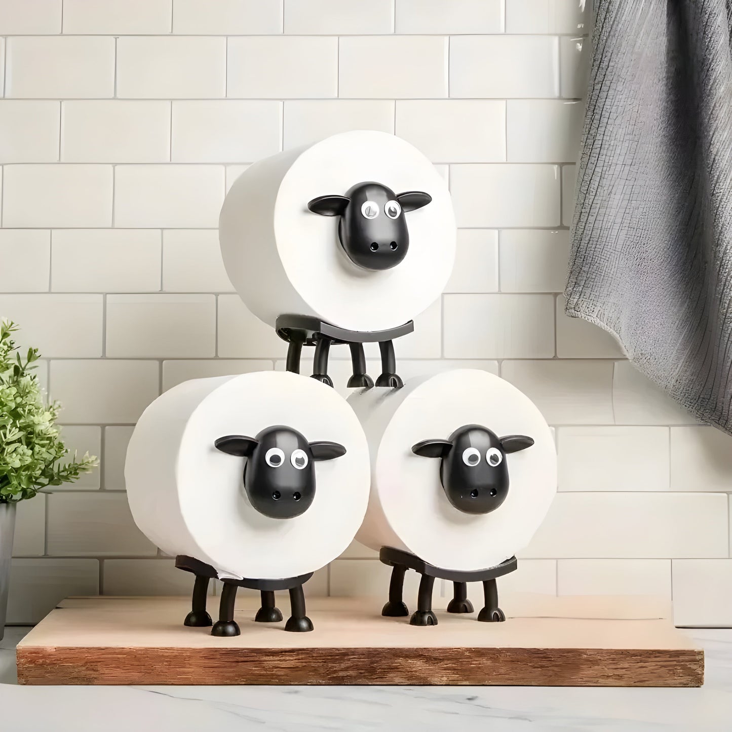 Toilettenpapierhalter kaufen – Originelle und witzige Badezimmerdekoration | Rutschfest, ideal für kleine Badezimmer
