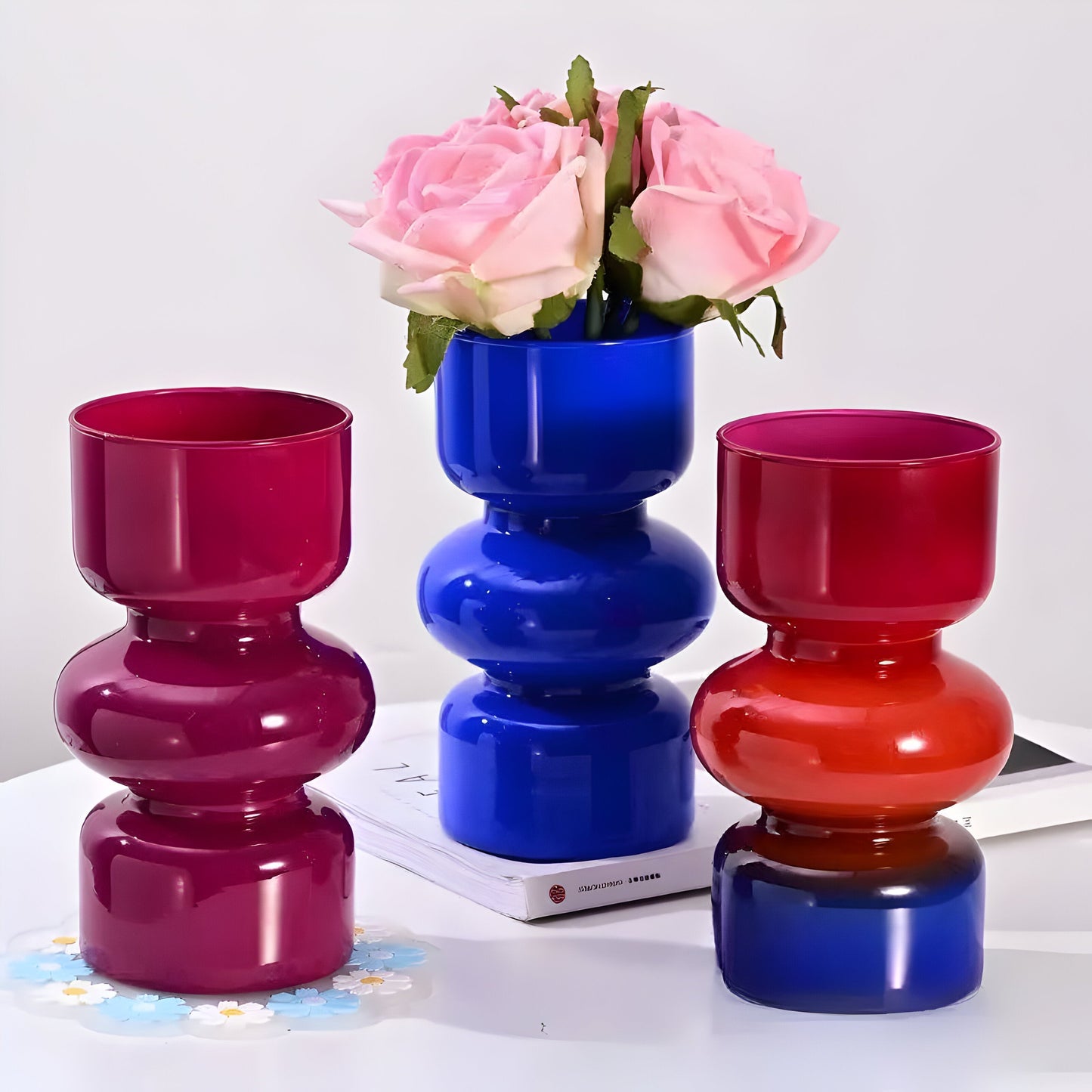 RetroFlora Vase – Hydroponische Retro-Glasvase