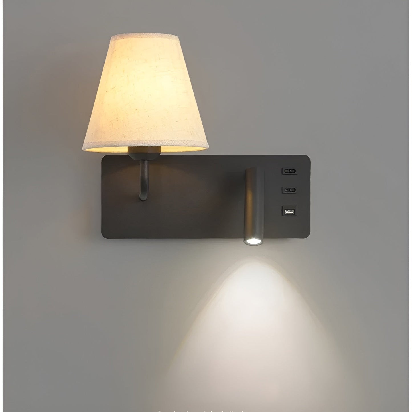 Leselampe mit Kerzenlichteffekt – Warmes, dekoratives Licht | Perfekt für Schlafzimmer und Bett