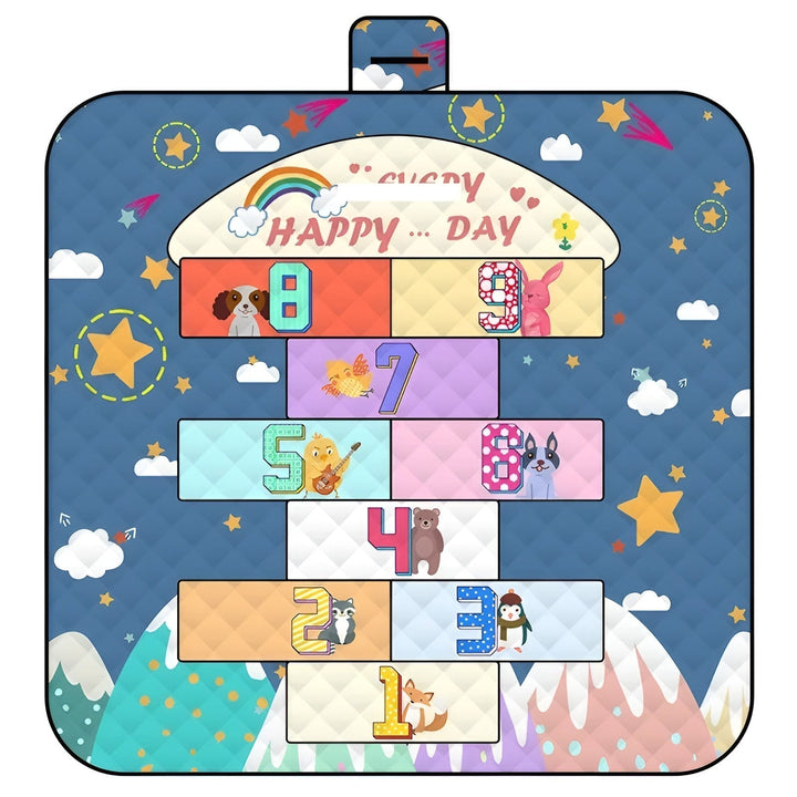 Karnz | Faltbare Baby-Spielmatte Wanderlino | Gepolstert & Wasserabweisend | Für Draussen & Zuhause | Inkl. Tragetasche