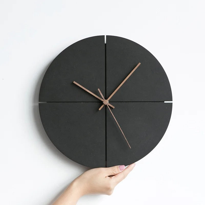 AuraSphere – Minimalistische Wanduhr mit lautlosem Quarzwerk | Karnz