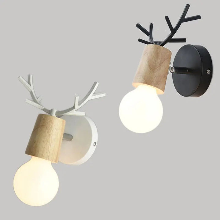 Deer Antler Wand Nachttischlampe Wandleuchte im nordischen Stil Design | Karnz