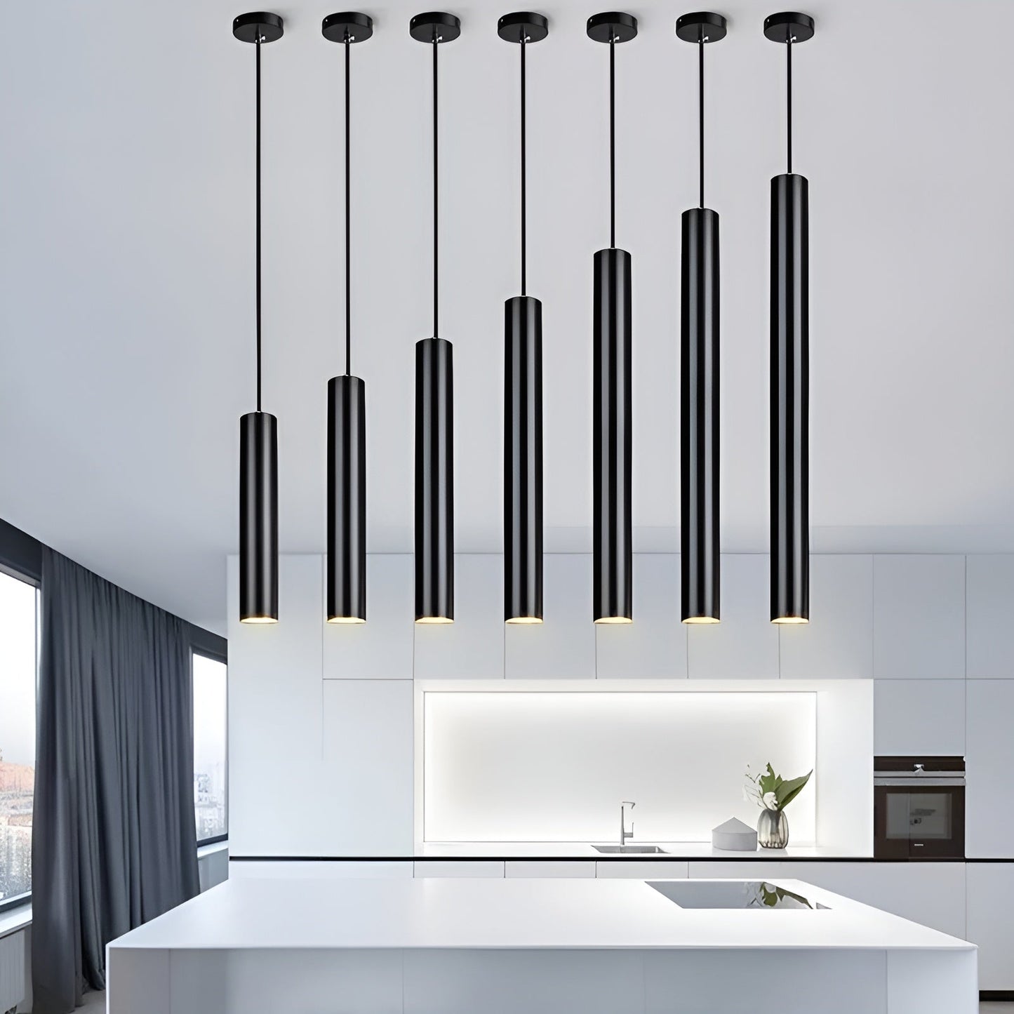 LED-Pendellicht – Schlankes Röhrendesign | Ideal für Küche, Esszimmer und Theke