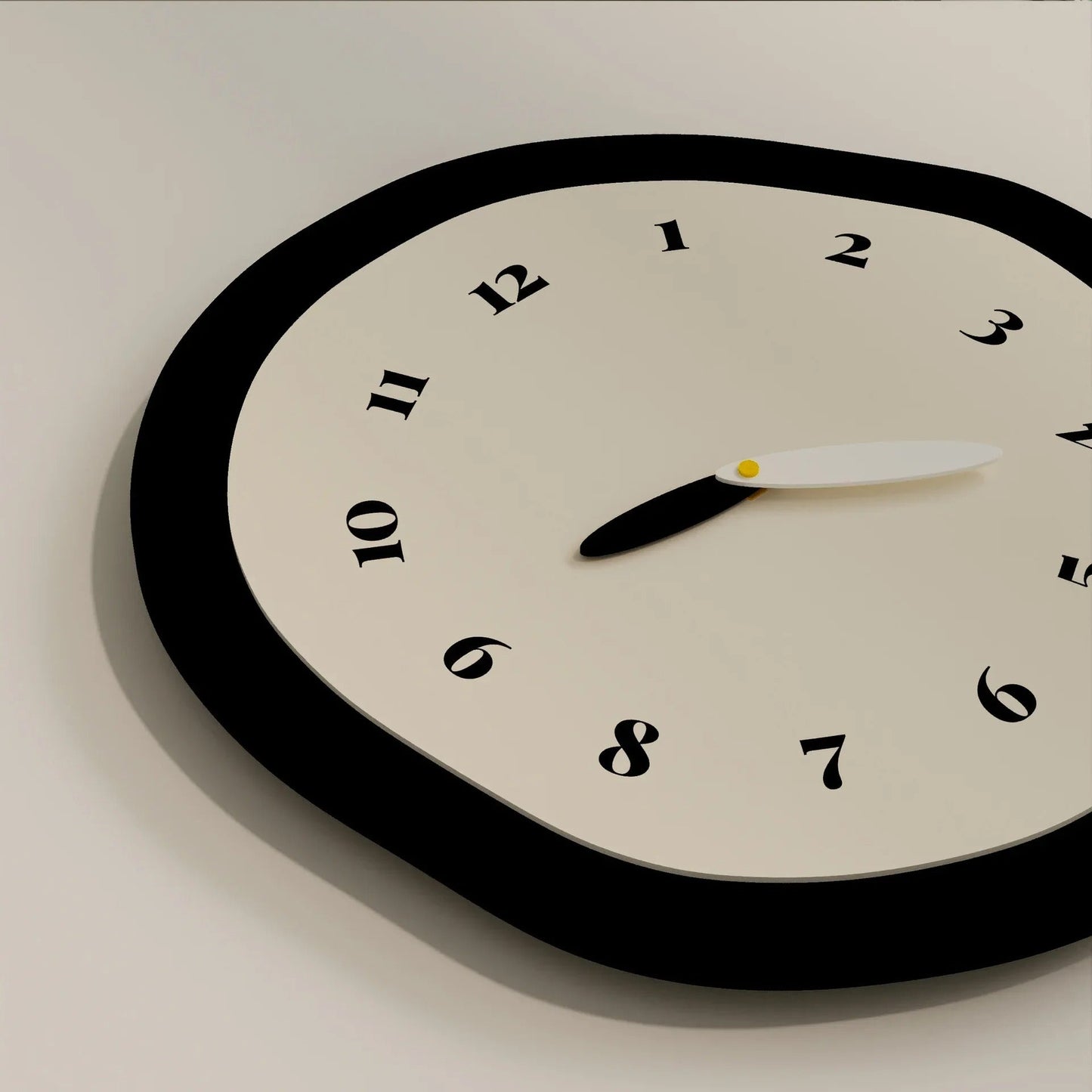Skandinavische Wanduhr Minimalistisches Lautloses Design | Karnz