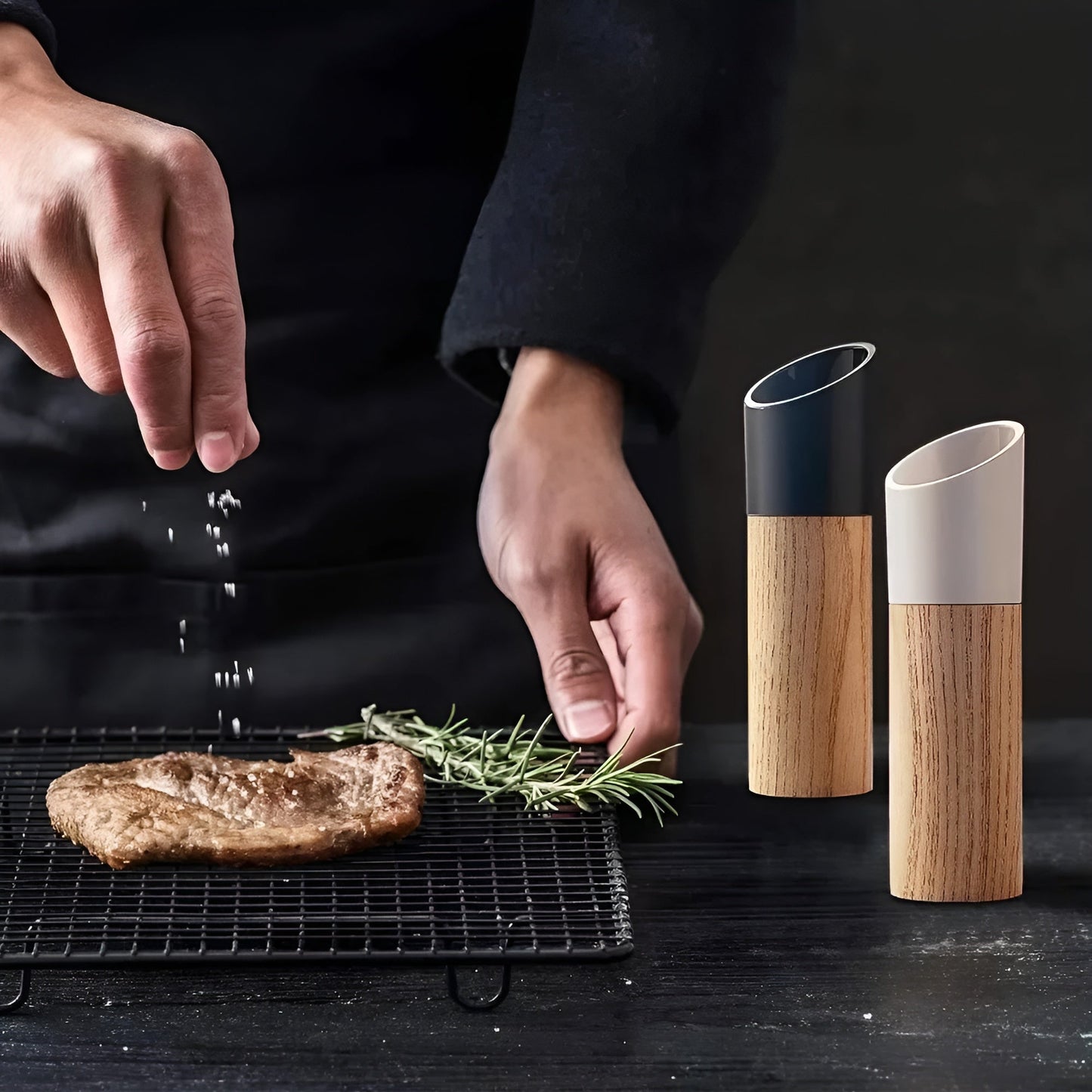 Salz- und Pfeffermühlen-Set – AdjustaKarnze Grinder | Stilvoll für jede Küche