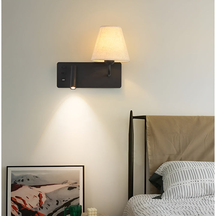 Leselampe mit Kerzenlichteffekt – Warmes, dekoratives Licht | Perfekt für das Schlafzimmer & Bett | Karnz