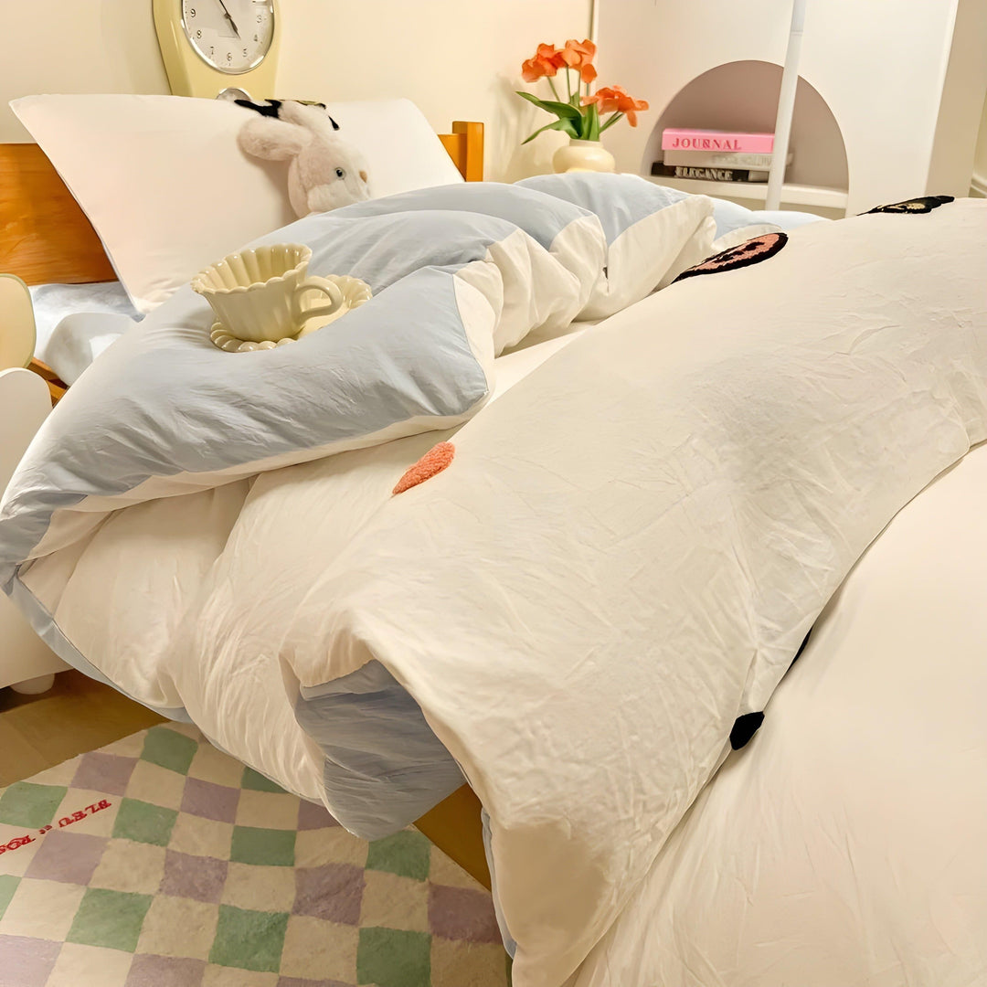 CloudComfort Bettzeug-Set – Komfortables und hautfreundliches Lucky Cat Bettzeug