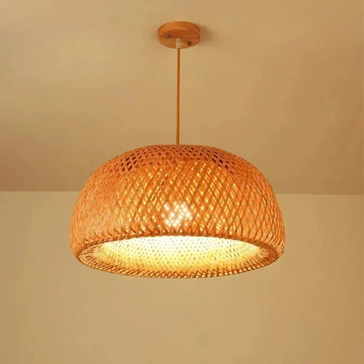 Bamboo-Lampe Handgestrickt Chinesischer Stil Weben | Karnz