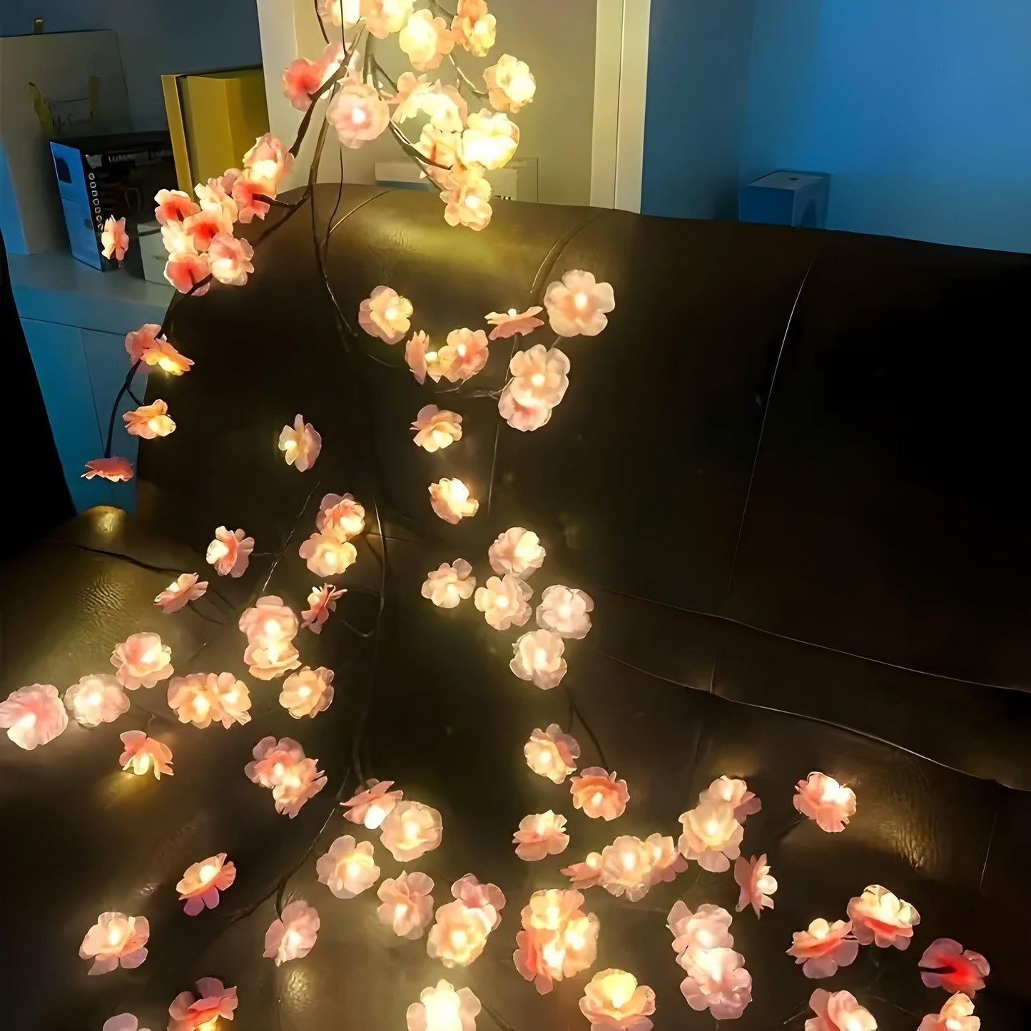Karnzossom Aura Light – Lässige kirschrote Karnzossom USB-betriebene LED-Lampe