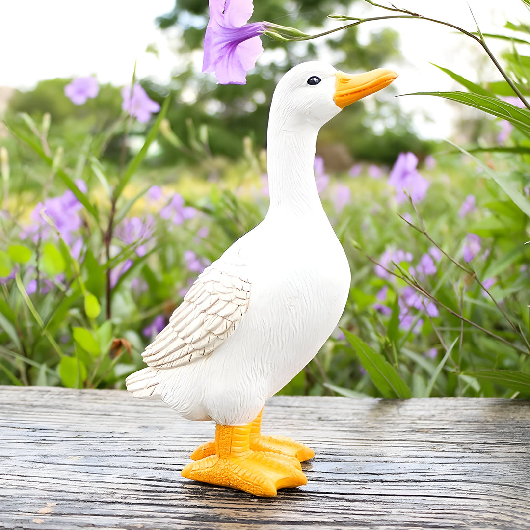 PuddlePals Skulptur – Enten- und Gänsefigur im Landhausstil