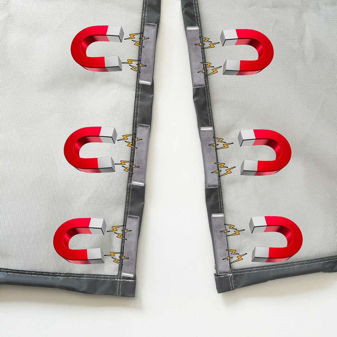 Slim Magnetic Insektentürvorhang – Selbstschließend | Karnz