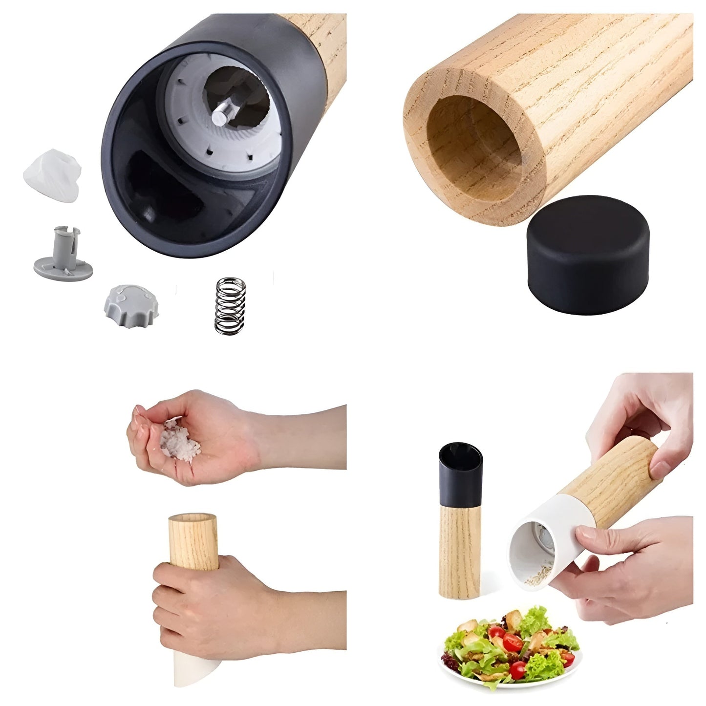Salz- und Pfeffermühlen-Set – AdjustaKarnze Grinder | Stilvoll für jede Küche