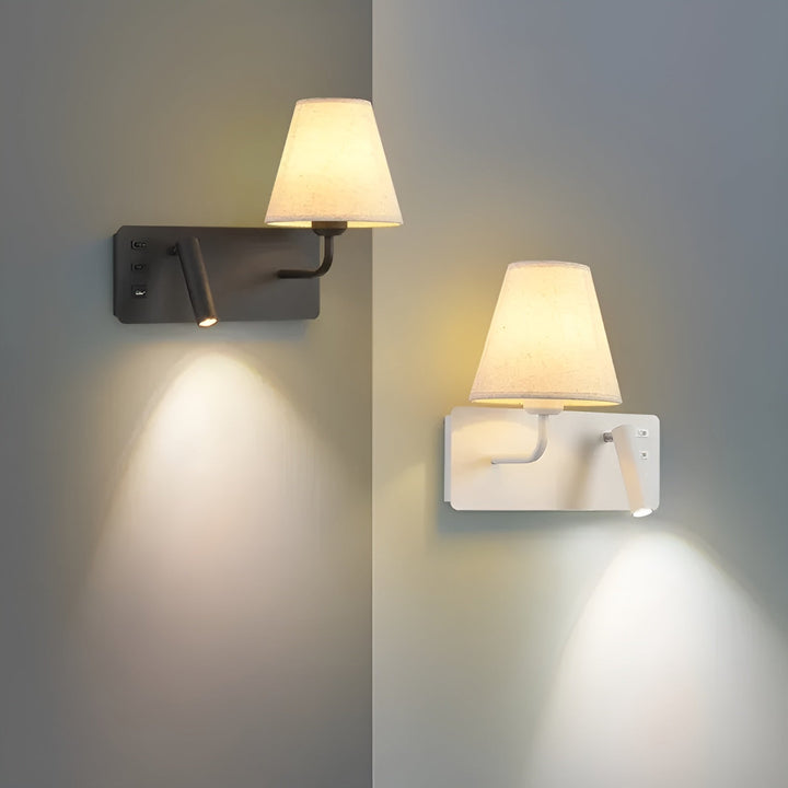 Leselampe mit Kerzenlichteffekt – Warmes, dekoratives Licht | Perfekt für das Schlafzimmer & Bett | Karnz