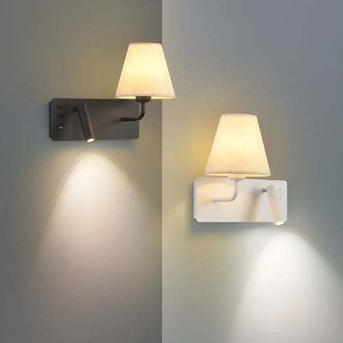 Leselampe mit Kerzenlichteffekt – Warmes, dekoratives Licht | Perfekt für das Schlafzimmer & Bett | Karnz