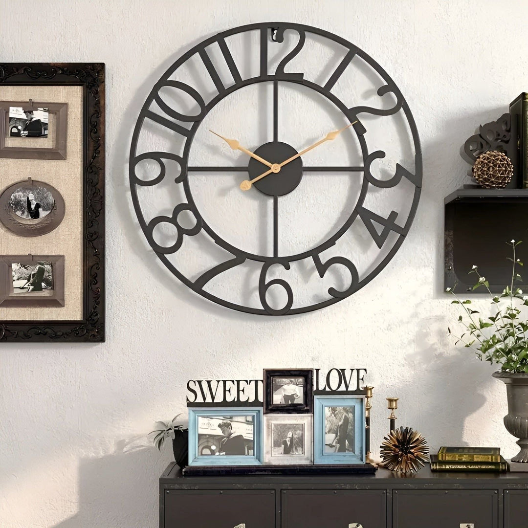 Stilvolle Retro Digitaluhr mit großem, leicht ablesbarem Display Karnz