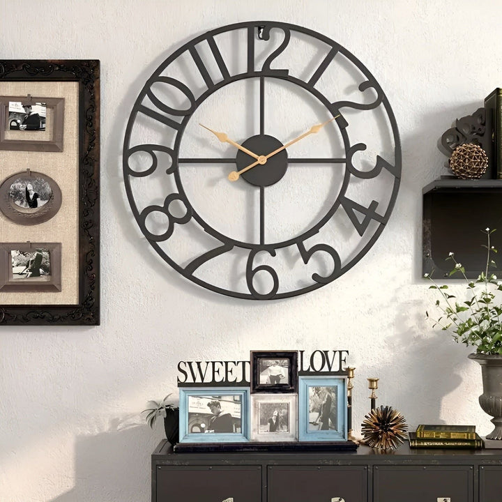 Stilvolle Retro Digitaluhr mit großem, leicht ablesbarem Display Karnz