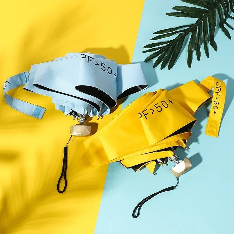 Faltbarer Mini Regenschirm Solara – Kompakt, UV-Schutz & winddicht | Karnz