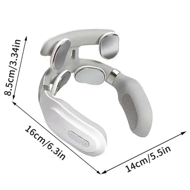 4-in-1 Nackenmassagegerät mit Wärme- und Vibrationsfunktion