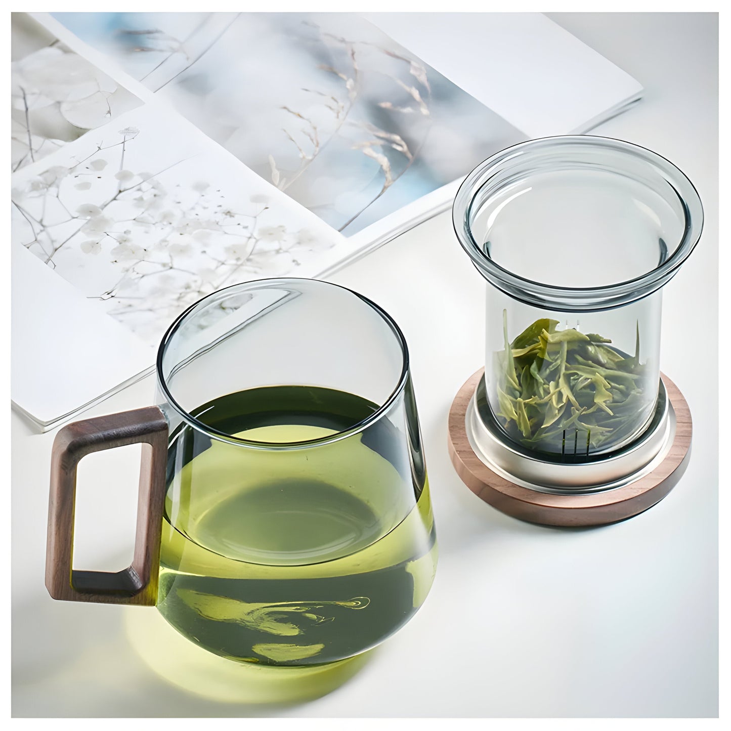ArtisanBrew Cup – Hitzebeständige Teetasse aus Glas