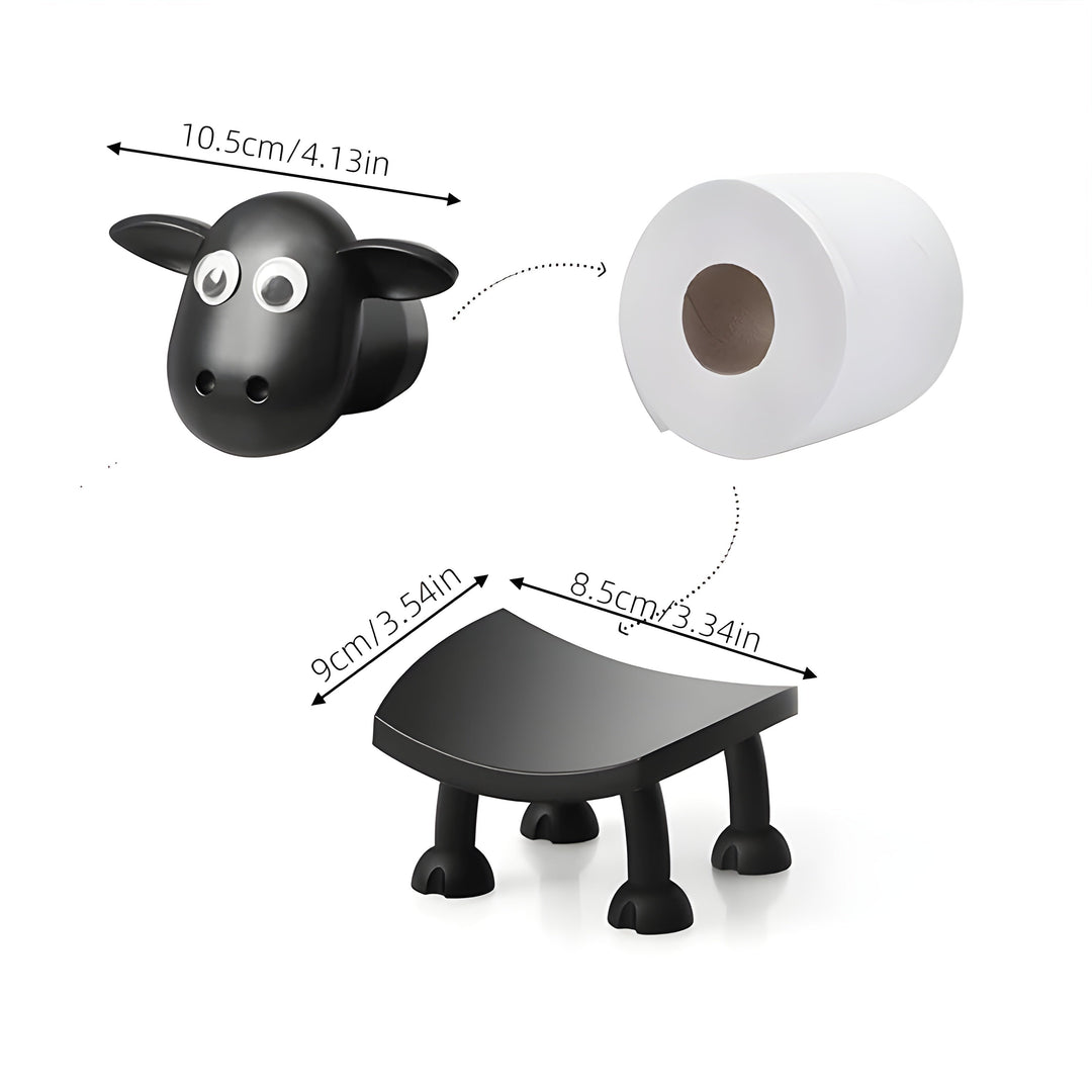 Kaufen Sie Toilettenpapierhalter – Originelle & Lustige Badezimmerdekoration | Rutschsicher, Ideal für kleine Badezimmer | Karnz