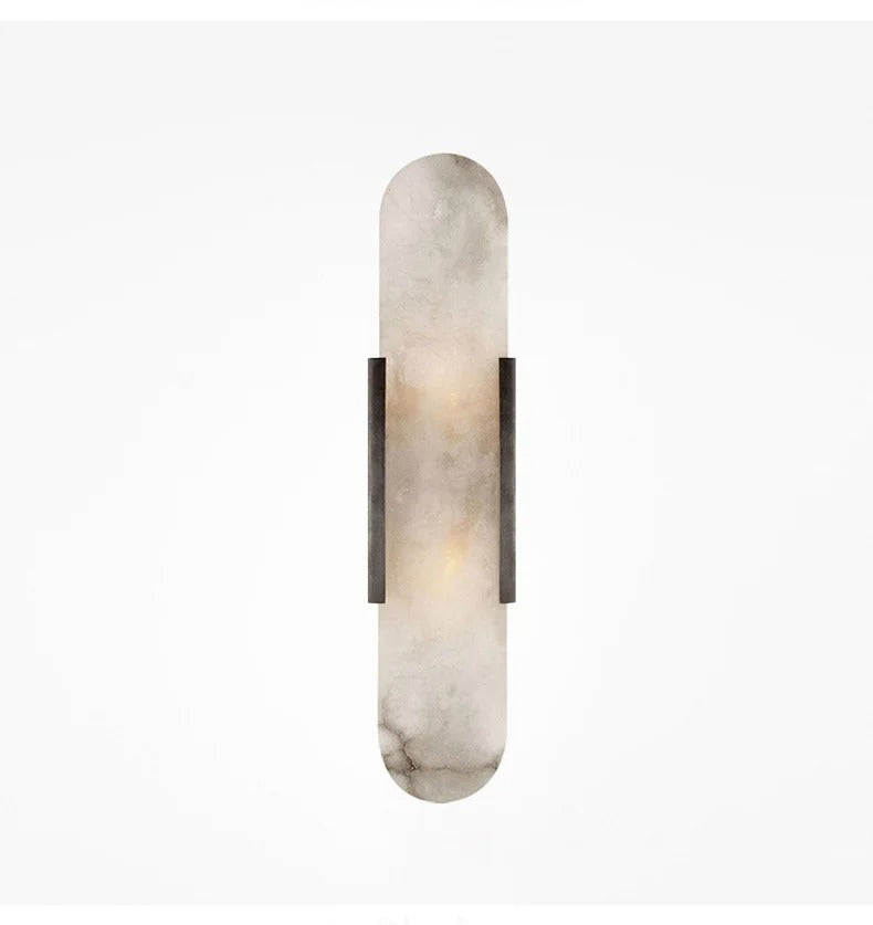 Moderne Marmor Nachttisch Wandleuchte - Elegante Wandarmatur | Karnz