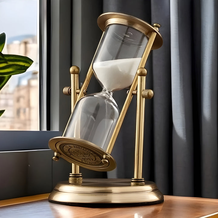 Zeitreisende Sanduhr – Stilvoller Zeitmesser für Wohnzimmer oder Büro