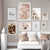 Bohemian Stil Blush Blumenzettel - Leinwand Wandkunst Druck
