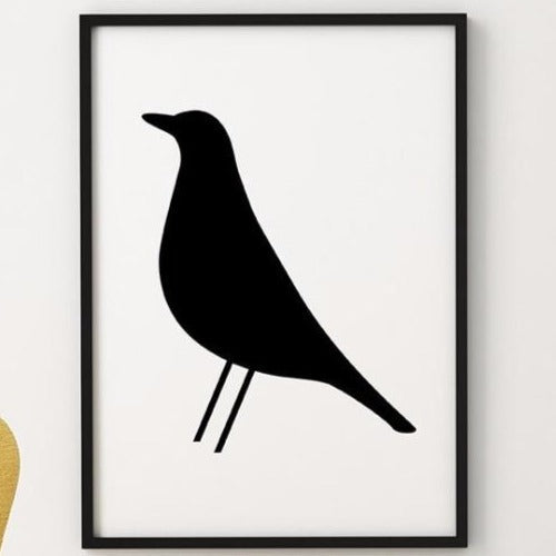 Eames Bird Nordisch Skandinavisch - Leinwand Wandkunst Druck