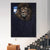 Abstraktes Tier- & Menschenposter - Leinwand Wandkunstdruck