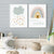 Clouds Sunshine Lovely Mountain Nursery - Leinwand Wandkunst Druck