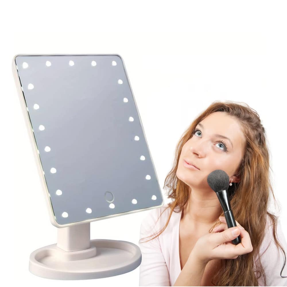 Schminkspiegel mit LED-Licht und Touch-Screen | Karnz