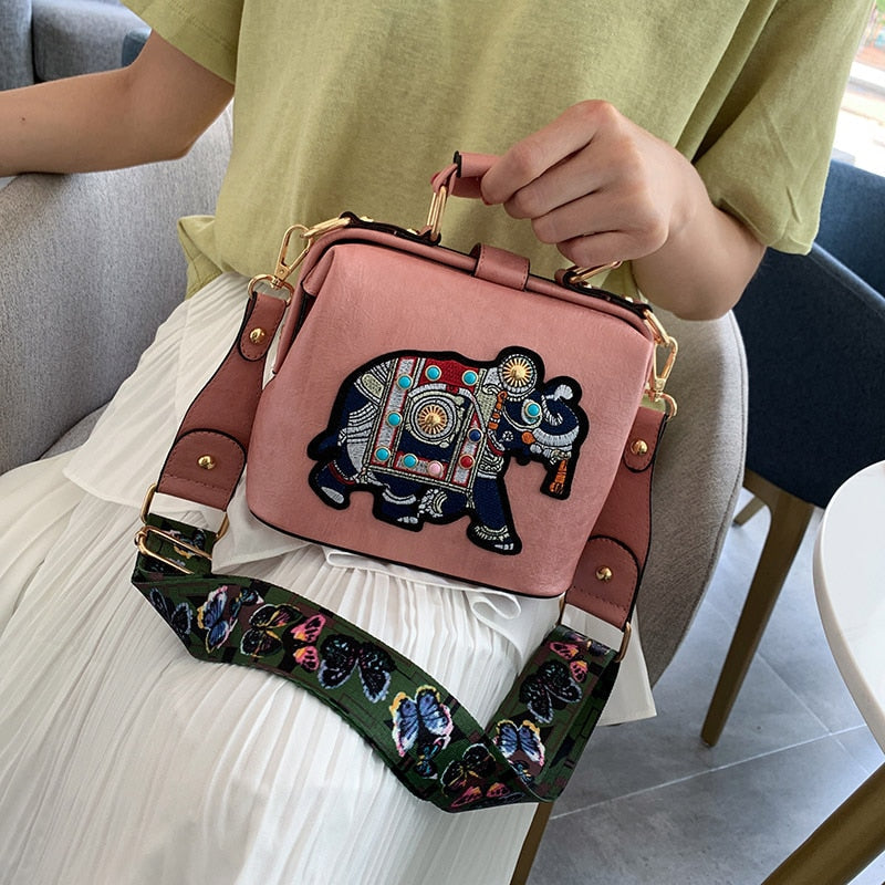 Bestickte Mandala Schultertasche – Leichtes Multi-Use Bohemian Design | Karnz
