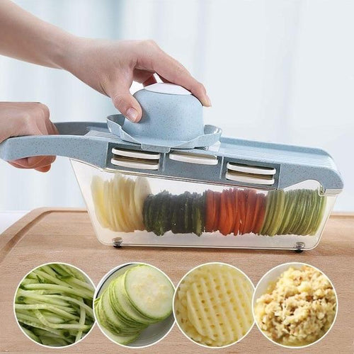 Mandoline-Gemüseschneider mit Edelstahlklingen | Karnz