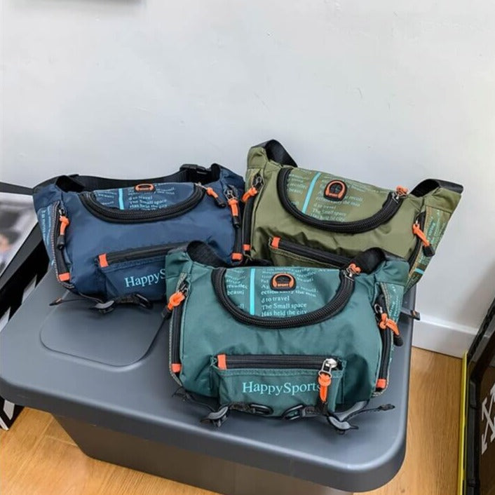 Wasserabweisende Herren Hüft- und Umhängetasche – Vielseitiger Reise- und Outdoor-Rucksack | Karnz