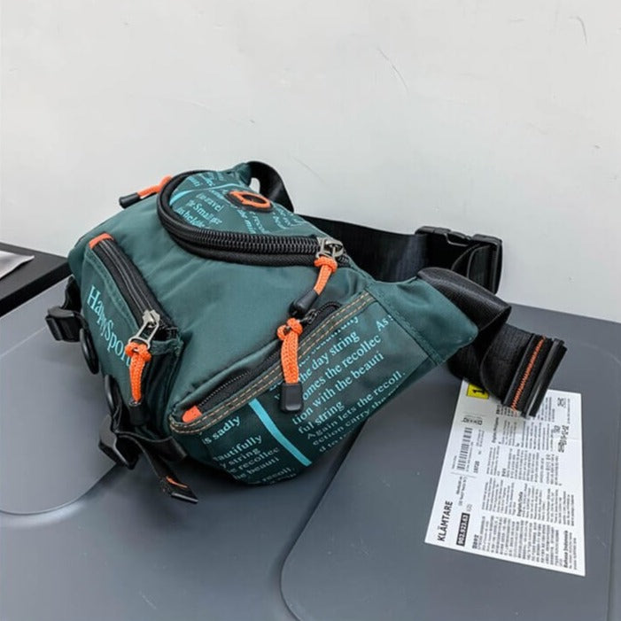 Wasserabweisende Herren Hüft- und Umhängetasche – Vielseitiger Reise- und Outdoor-Rucksack | Karnz