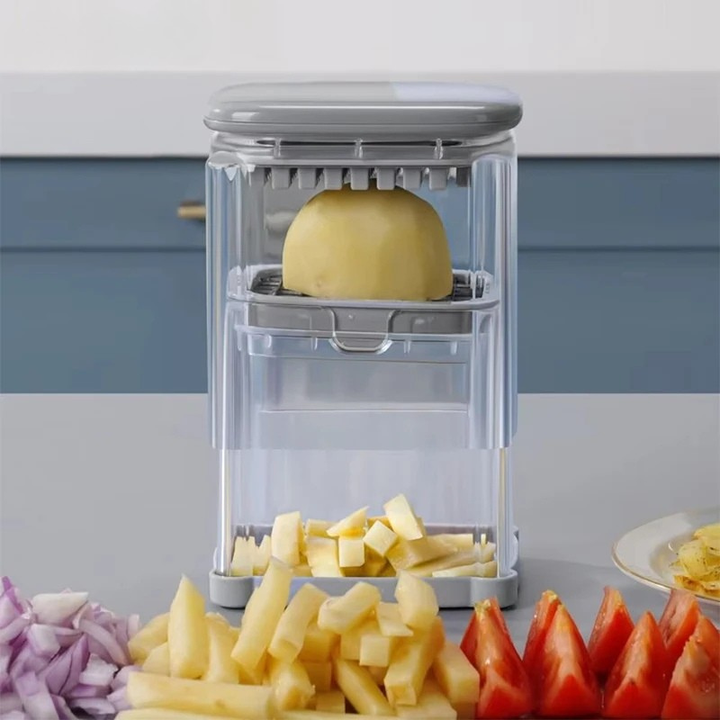 Manuelle austauschbare Klingen Pommes Frites Schneider Kartoffel Gemüse Würfler | Karnz