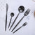 Modernes minimalistisches Besteckset