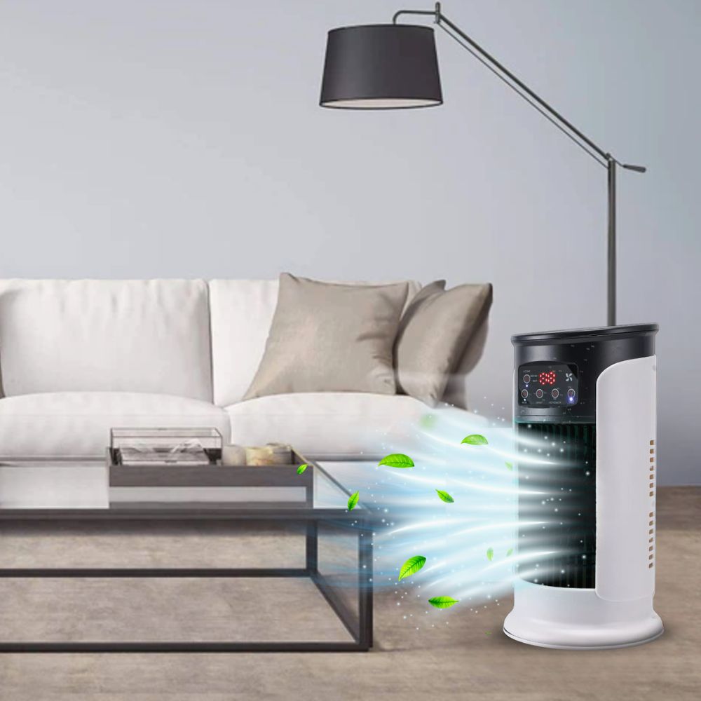 Tragbare Klimaanlage | Fensterlos, energieeffizient und ideal für den Einsatz im Home Office und im Wohnheim | Karnz