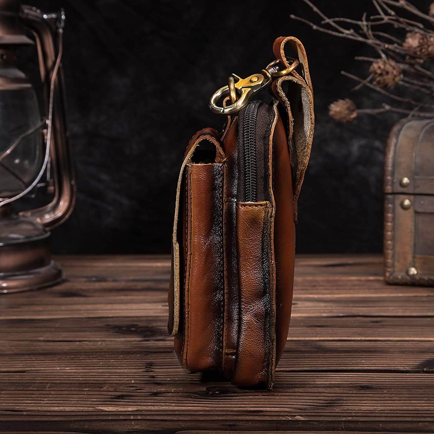 Hochwertige Herren-Bauchtasche aus Leder – Guardian Leather