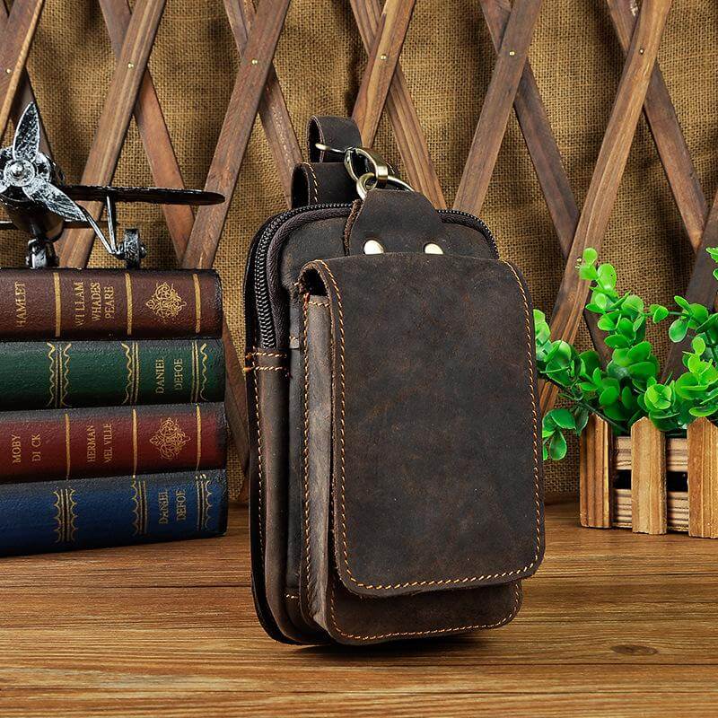 Hochwertige Herren-Bauchtasche aus Leder – Guardian Leather