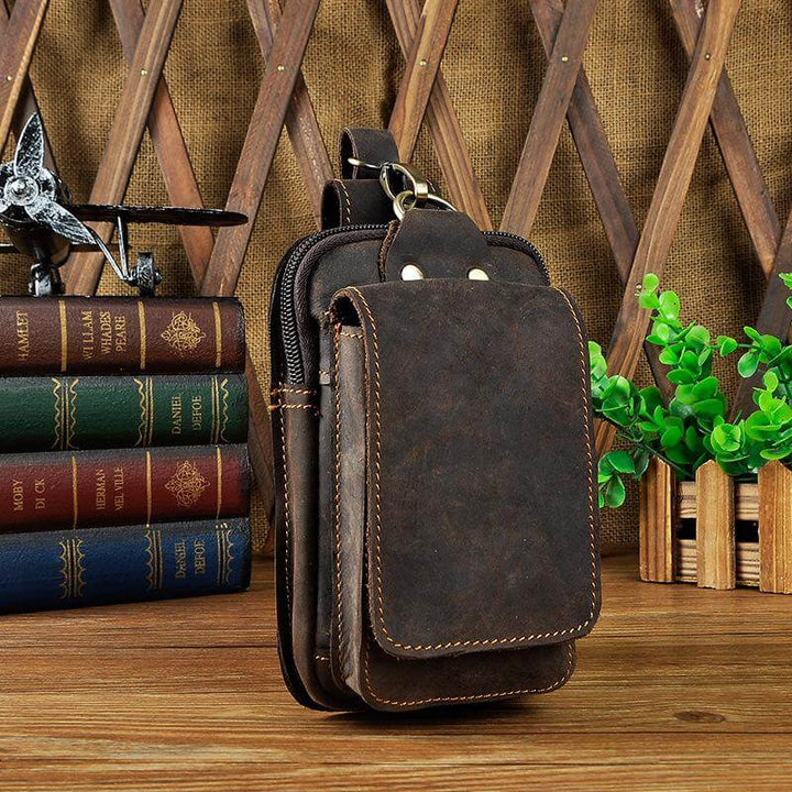 Hochwertige Herren-Bauchtasche aus Leder – Guardian Leather
