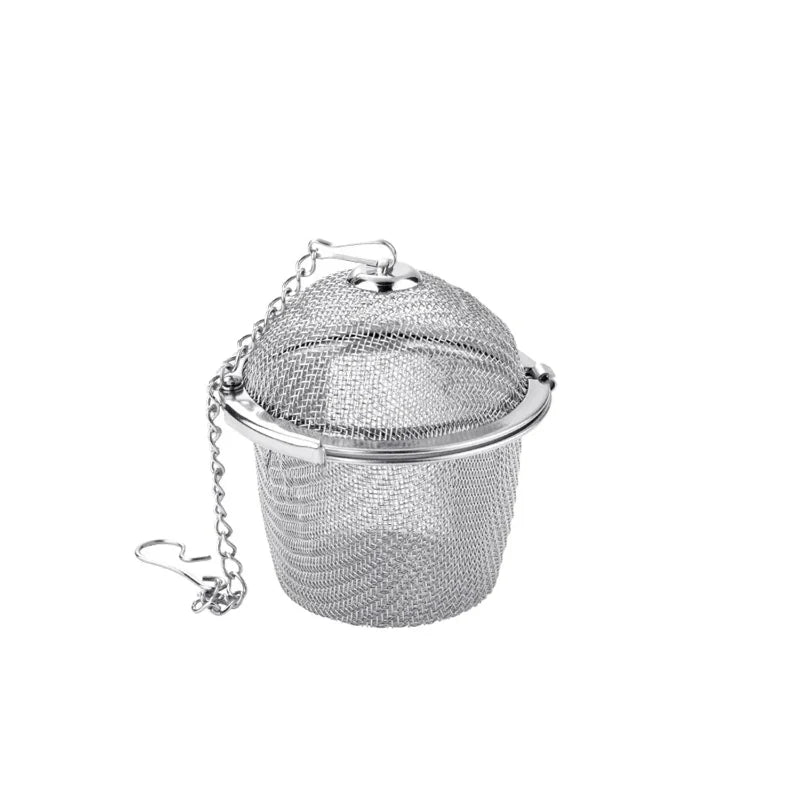Mesh-Infuser mit verriegelter Kette Edelstahl Teewürzfilterball | Karnz