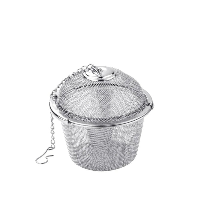 Mesh-Infuser mit verriegelter Kette Edelstahl Teewürzfilterball | Karnz
