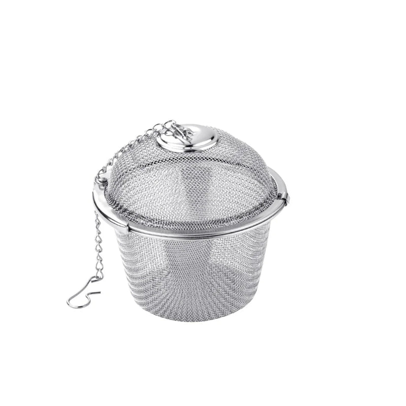 Mesh-Infuser mit verriegelter Kette Edelstahl Teewürzfilterball | Karnz