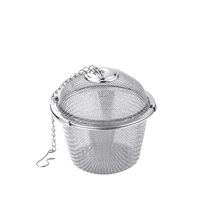 Mesh-Infuser mit verriegelter Kette Edelstahl Teewürzfilterball | Karnz