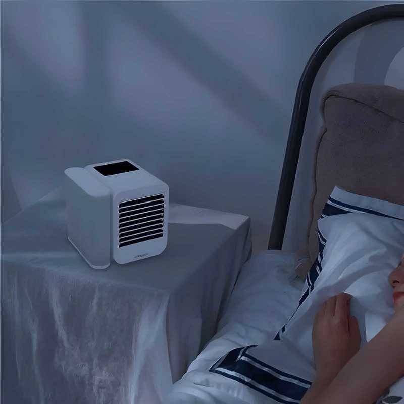 MicroCool Mini Klimaanlage Tragbarer Verdunstungsschwamm-Kühler mit 1000ml Wassertank | Karnz