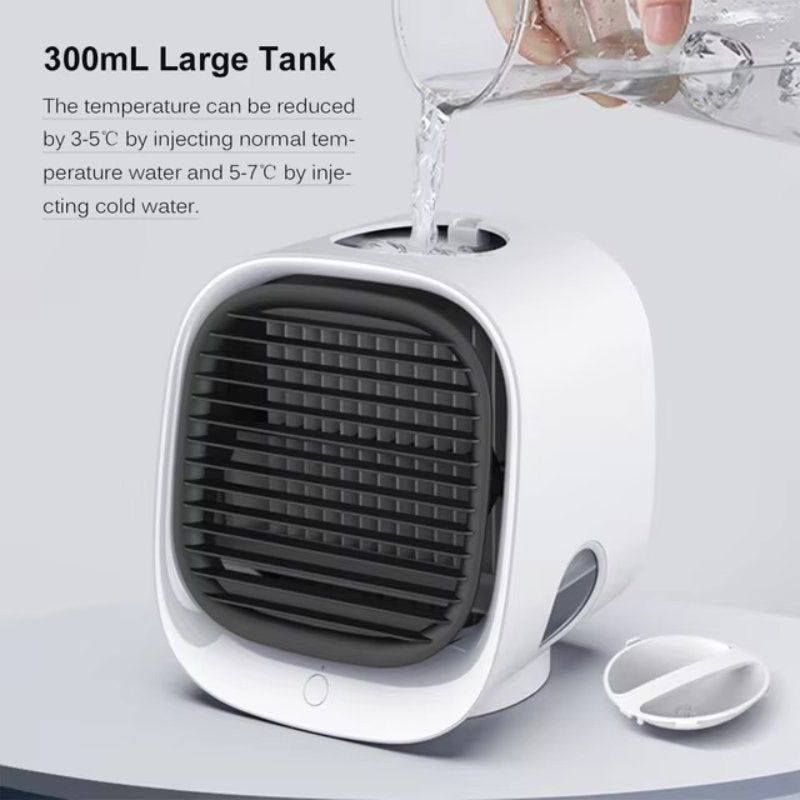 3-in-1 Mini-Klimaanlage mit Kühlung, Befeuchtung & Luftreinigung | Karnz